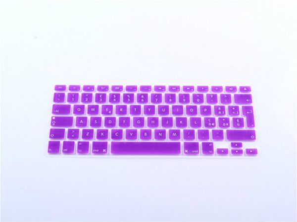 Transparent silicone protective cover for MacBook Air/Pro in Silicone