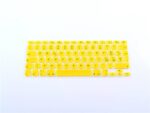 Transparent silicone protective cover for MacBook Air/Pro in Silicone