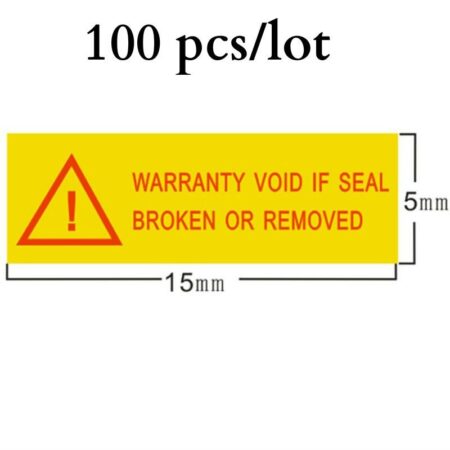 100 tamper-evident adhesive seals