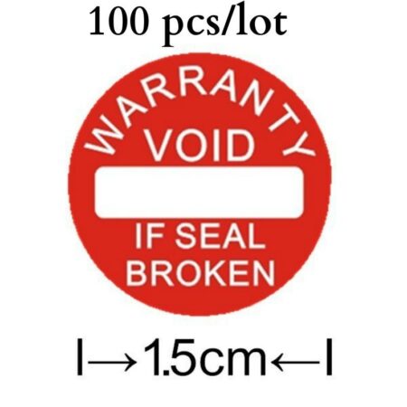105 tamper-evident adhesive labels 15mm VOID